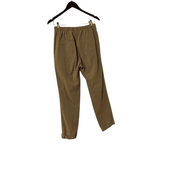 OAK + FORT Cotton Twill Pull On Tan Pants Trousers - Picture 5 of 6